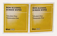 Alcohol free & ammonia free Screen wipes